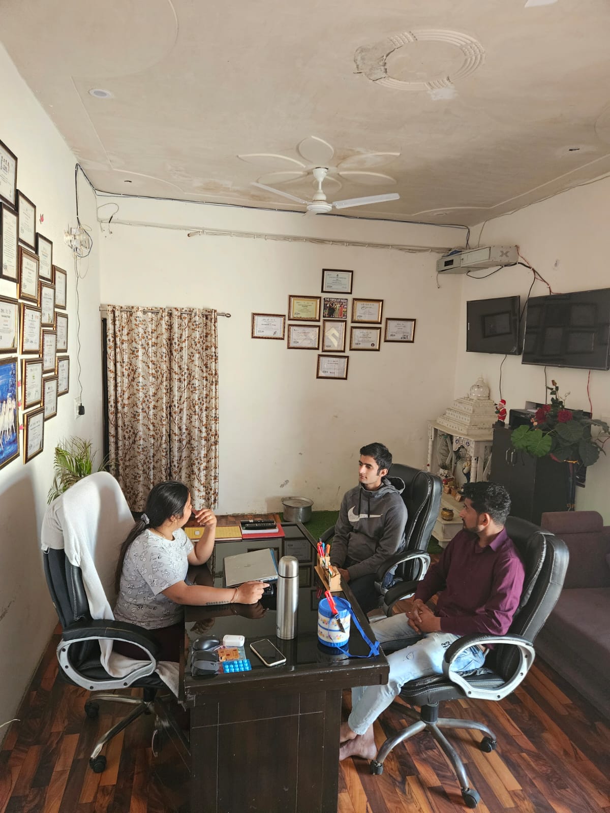 Additional real photo from Safe Zone Foundation showing a centre space