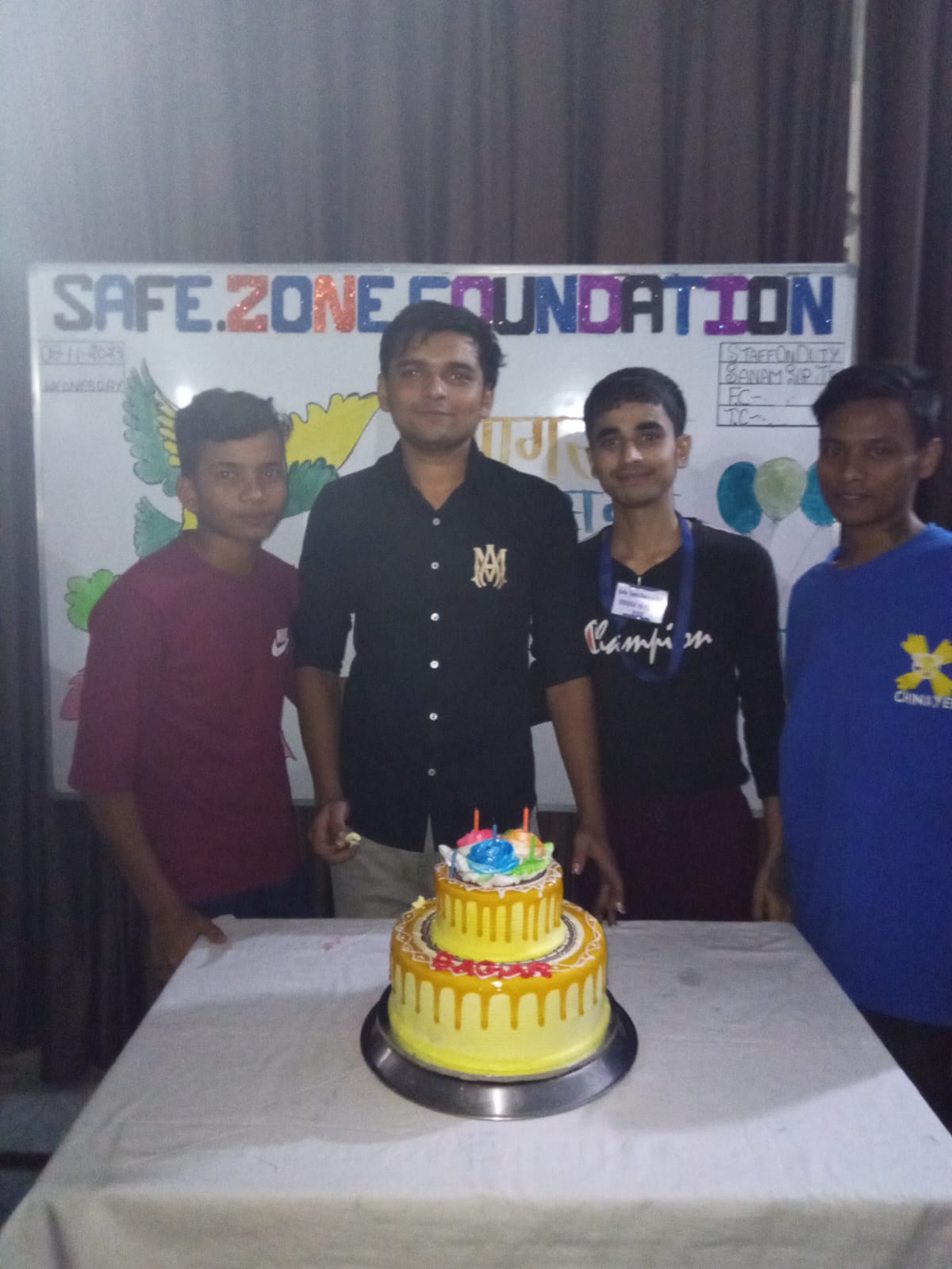 Additional real photo from Safe Zone Foundation showing daily centre life