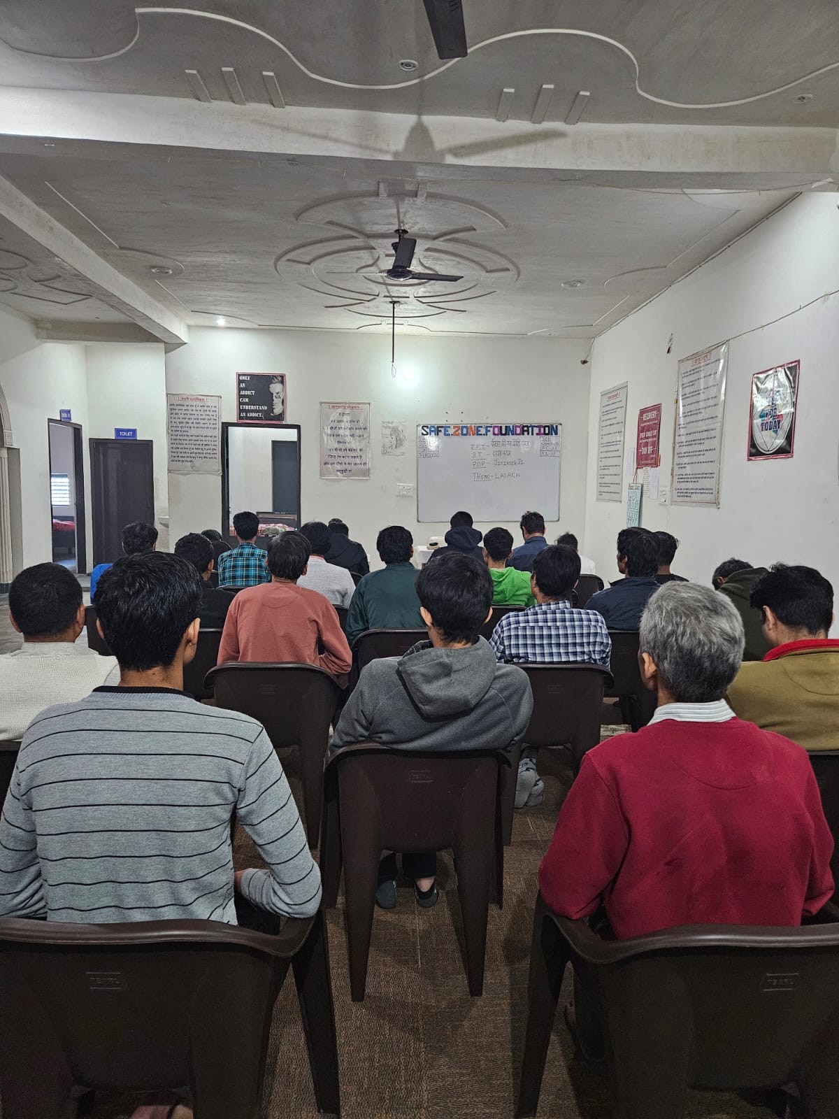 Additional real photo from Safe Zone Foundation showing a real centre space