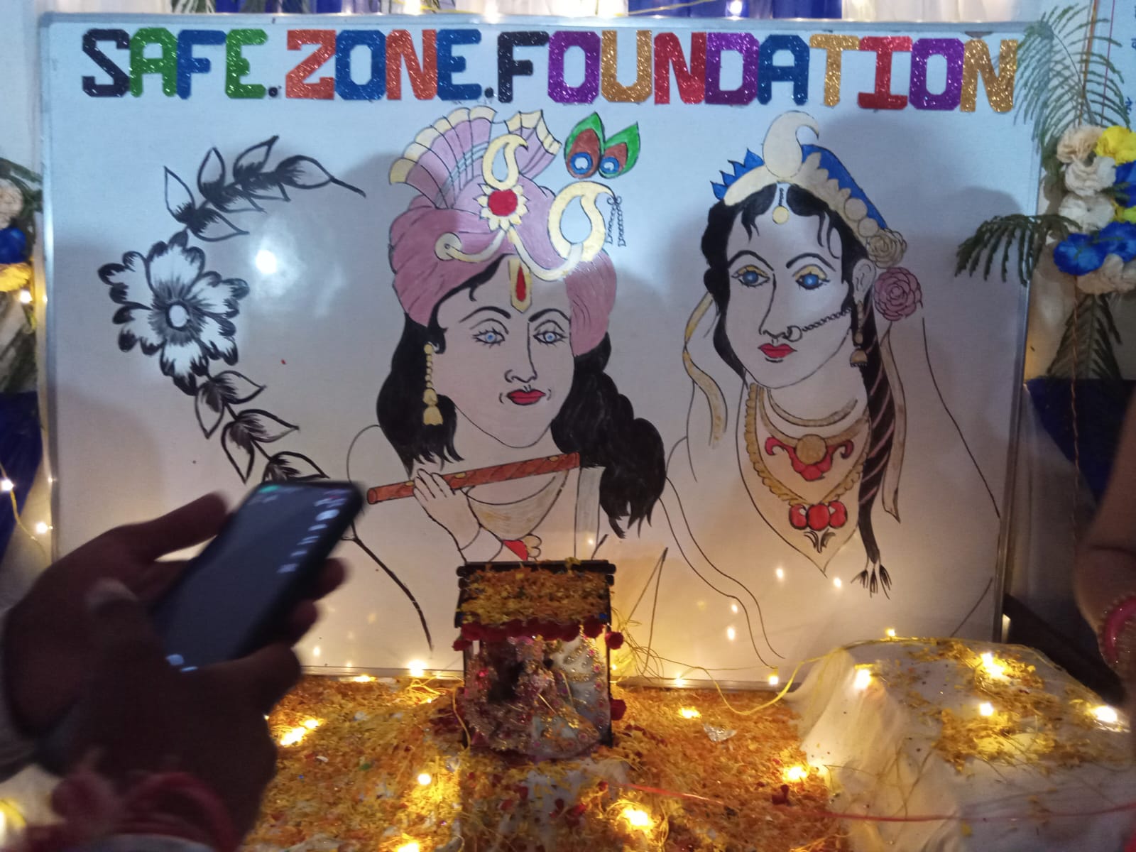 Wide additional real photo from Safe Zone Foundation showing a real centre area